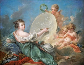 Франсуа Буше - Аллегория живописи