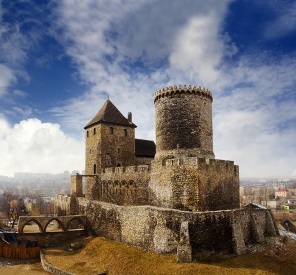 Средневековый замок в Бендзин, Польша