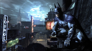 Бэтмен в ночном городе