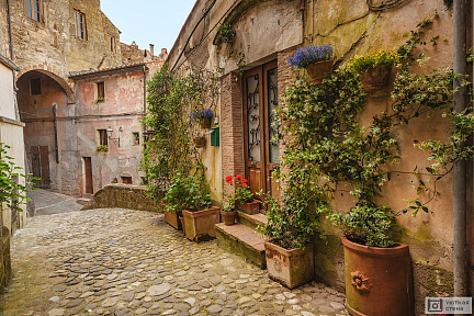 Улочки Тосканских средневековых дворов