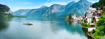 Фотообои Озеро Хальштеттер-Зее, Австрия
