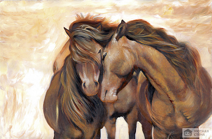 Портрет лошадей