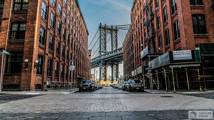 Фотообои Знаменитый вид на Бруклинский мост