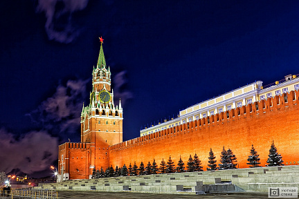 Фотообои Кремлевские стены, Спасская башня, Москва