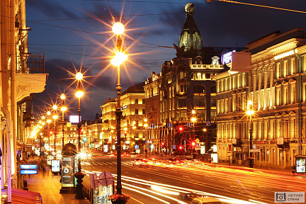 Ночные улицы Санкт-Петербурга