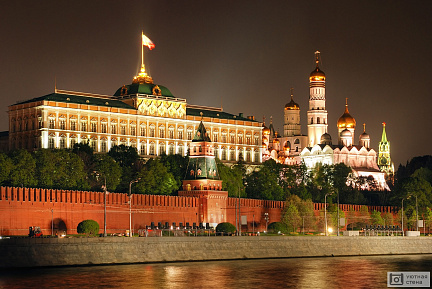 Кремль, набережная, Москва