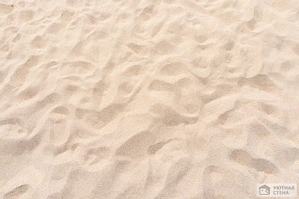 Следы на песчаном пляже