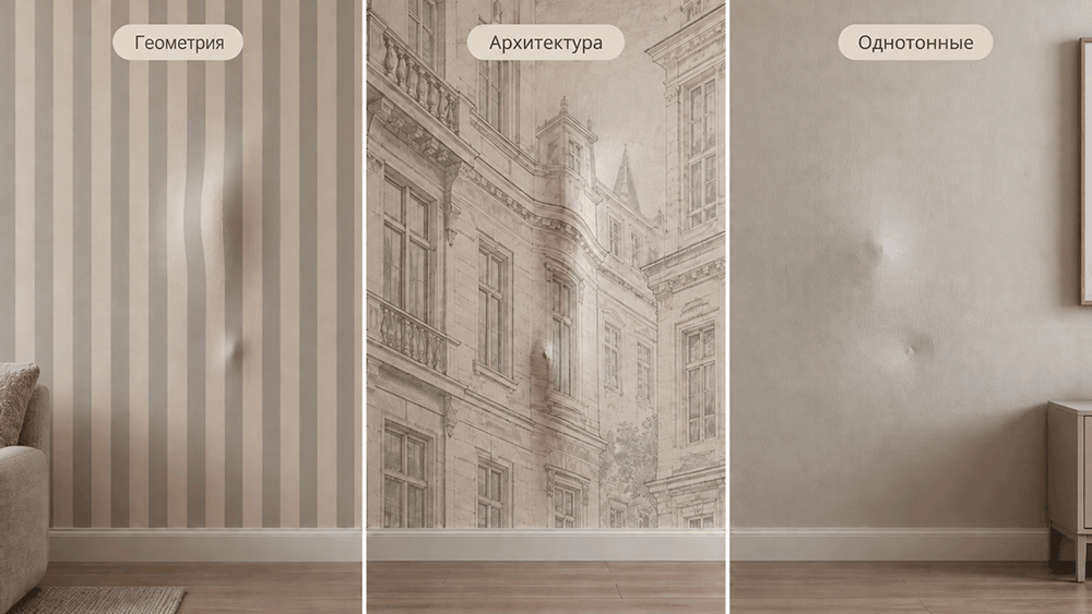 Геометрия и архитектура на неровной стене