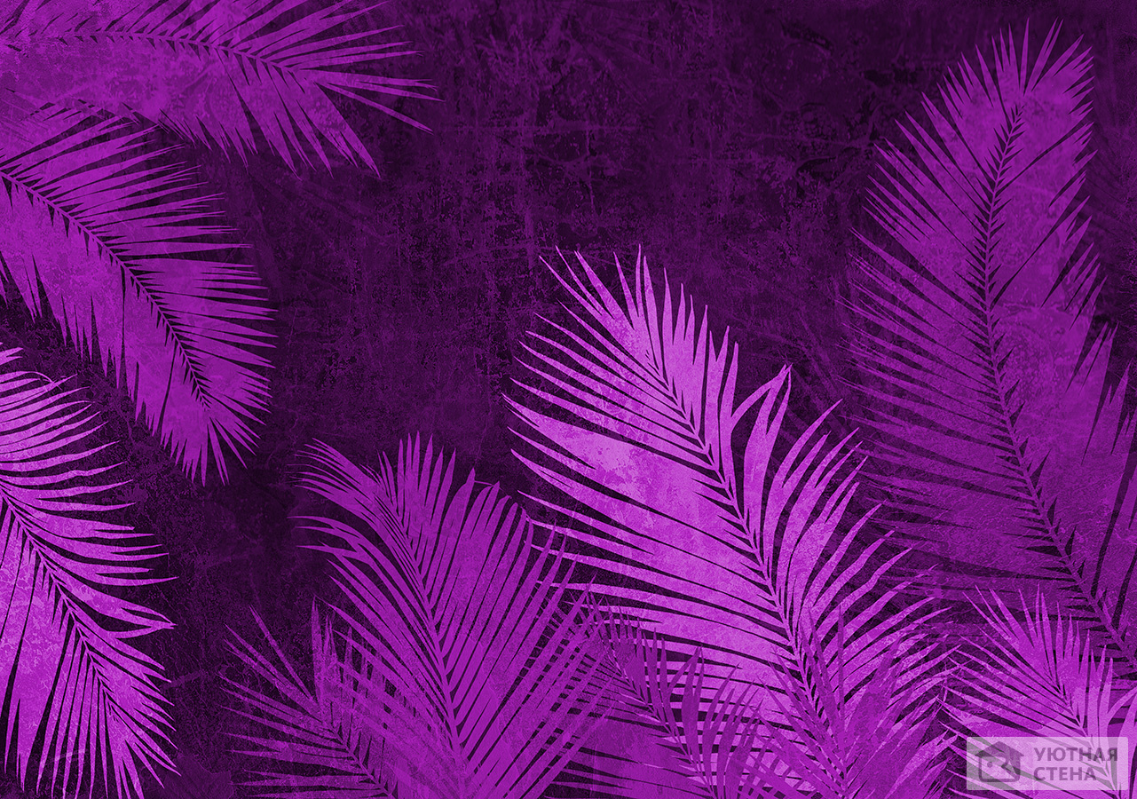 Фиолетовые листья тропических растений