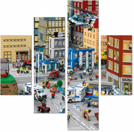 Лего. Панорама города