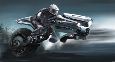 Летающий мотоцикл будущего