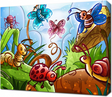 Рисунок с насекомыми