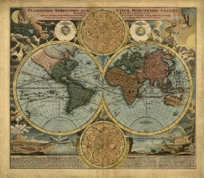 Иоганн Баптист Гоманн - Карта мира. 1716 год