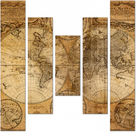 Старая карта 1746 года