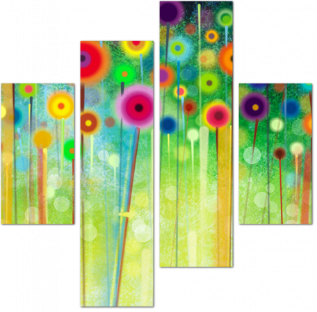Абстрактное изображение цветов