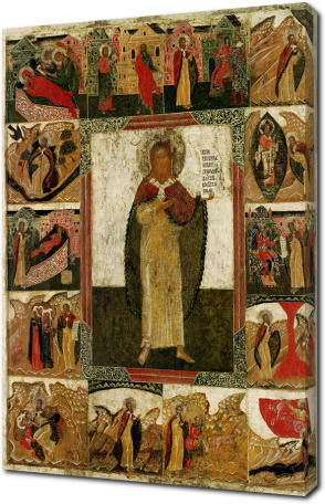 Св. Пророк Илия с житием, ок.1680 г.