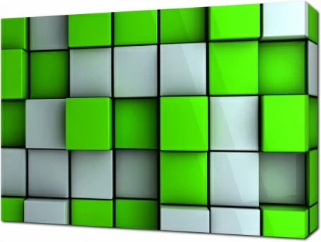 Стена кубиков 3D