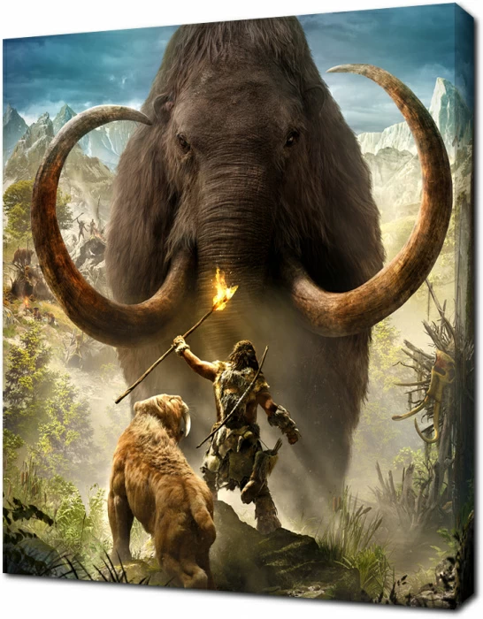 Far Cry Primal: Саблезубый тигр против мамонта