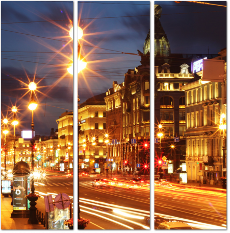 Ночные улицы Санкт-Петербурга