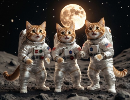 Коты-космонавты