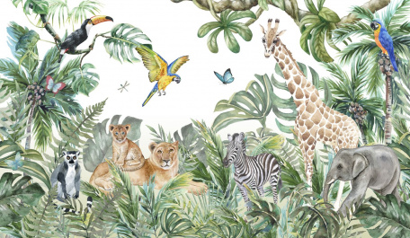 Завораживающие животные в джунглях