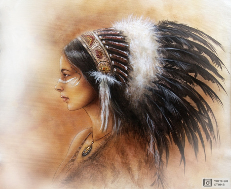 Индейская женщина