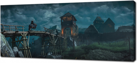 Деревянный мост из игры Ведьмак
