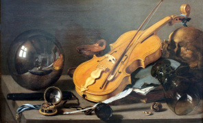Классический натюрморт со скрипкой