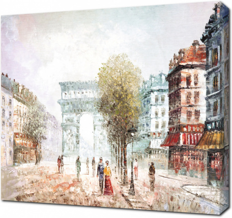 Художественная улочка Парижа