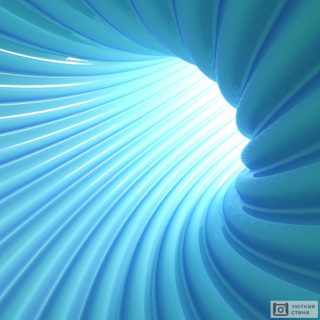 Свет в абстрактном туннеле 3D