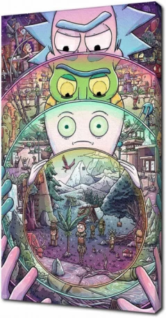 Рисунок Рик и Морти