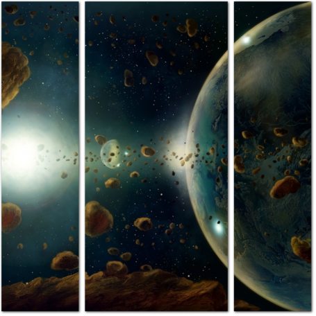 Планета Фаэтон в кругу астероидов