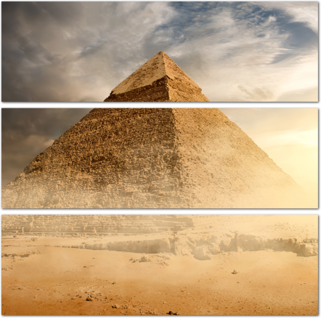 Пирамида в песках