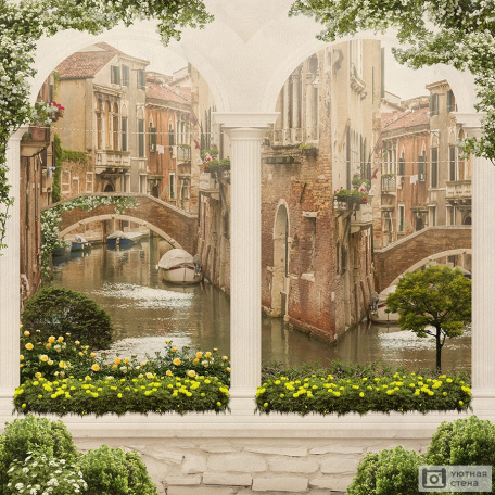 Две арки с видом на каналы Венеции