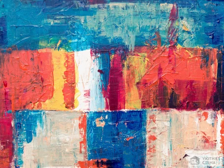 Разноцветные геометричные блоки