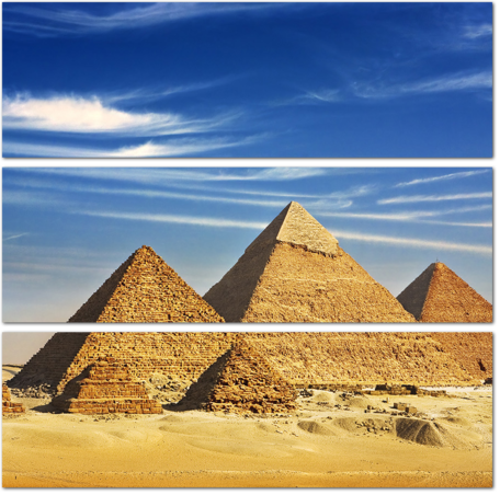 Три пирамиды, Плато Гизы, Египет, Каир