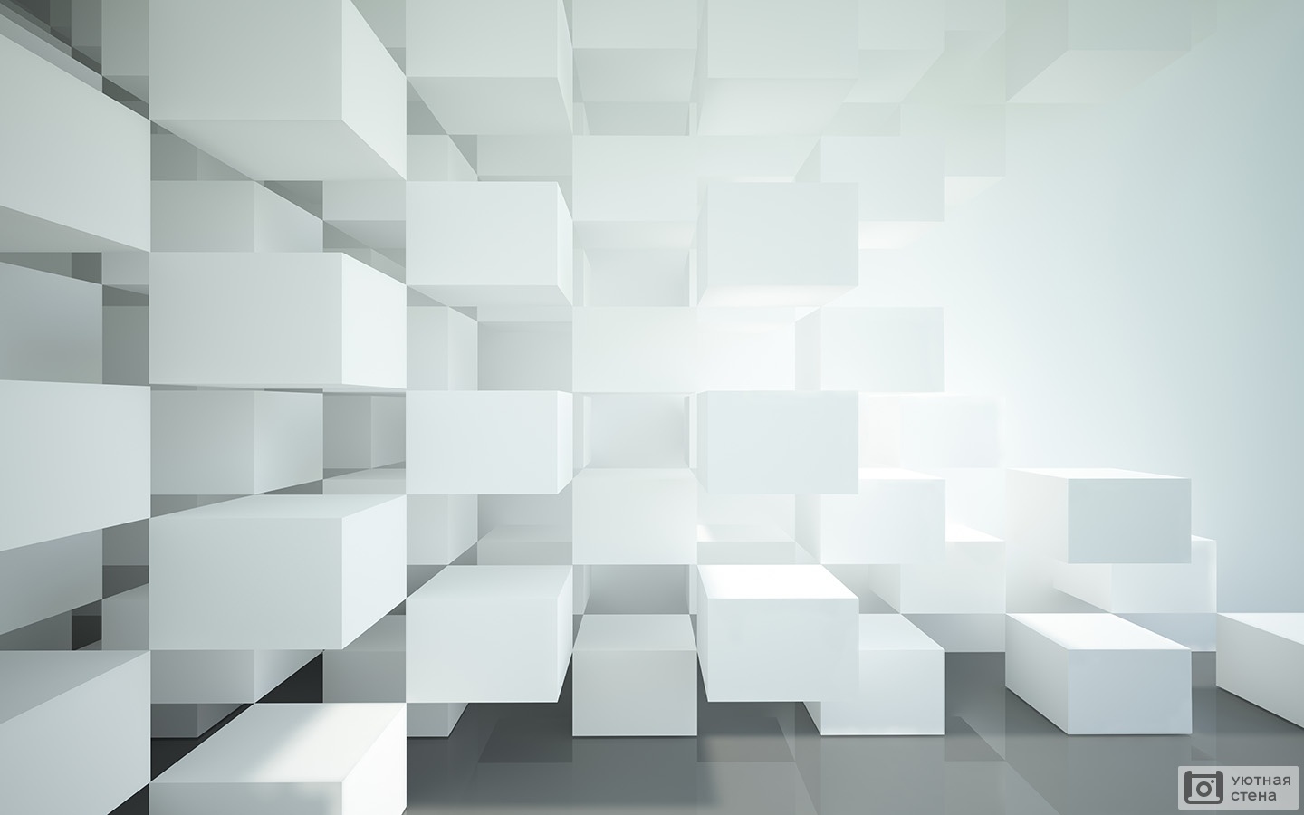 Абстрактная архитектура стены 3D