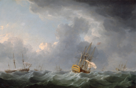 Корабли в штормовом море
