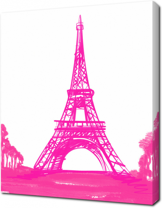 Розовая Эйфелева башня