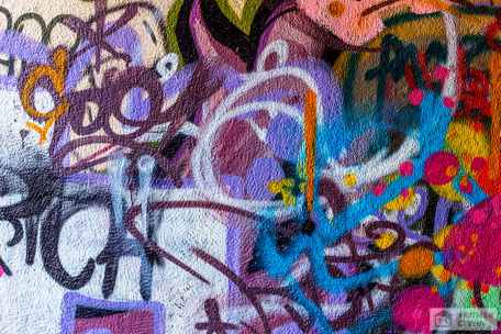 Абстрактное граффити из разных цветов
