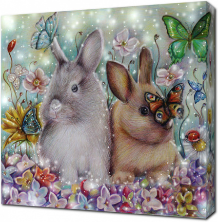 Кролики и бабочки