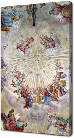 Религиозная потолочная фреска