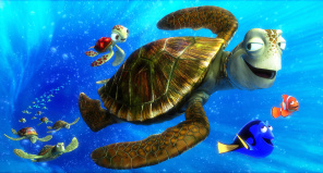 Черепаха из мультфильма В поисках Немо