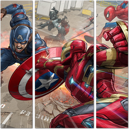 Капитан Америка против Железного человека