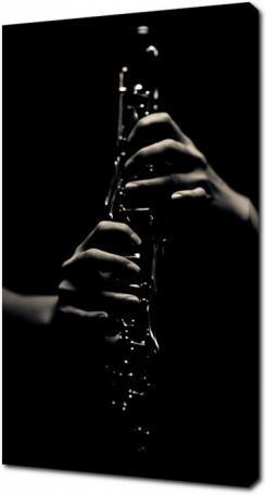 Руки, играющие на кларнете