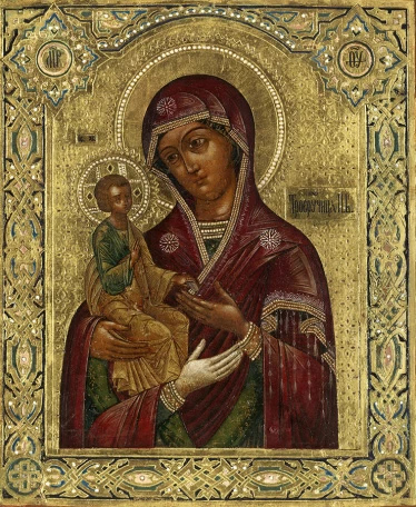 Икона Б.М. Троеручица, ок.1890 г.