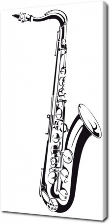 Черно-белый саксофон
