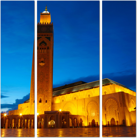 Мечеть Хасана II в Касабланке, Марокко, Африка