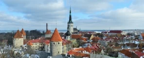 Панорама Таллина. Эстония
