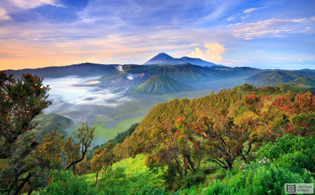 Вершина вулкана Бромо, Ява, Индонезия